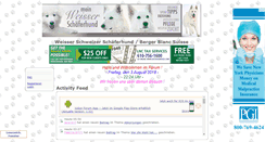 Desktop Screenshot of meinweisserschaeferhund.com