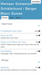 Mobile Screenshot of meinweisserschaeferhund.com